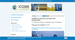 Desktop Screenshot of icosse.org